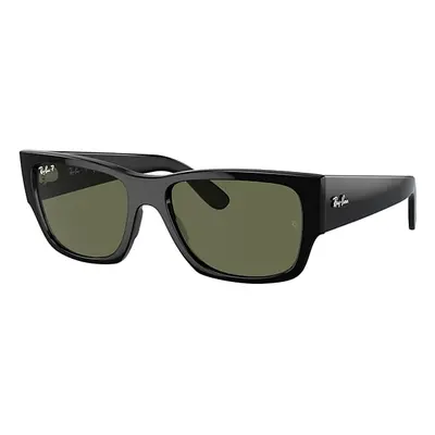 Ray-Ban Sunglasses Unisex Carlos - Black Frame Green Lenses Polarized 56-18