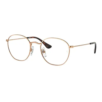 Ray-Ban Eyeglasses Children Rob Optics Kids - Rose Gold Frame Clear Lenses Polarized 46-19