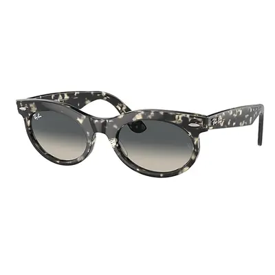 Ray-Ban Sunglasses Unisex Wayfarer Oval - Grey Havana Frame Grey Lenses 50-22