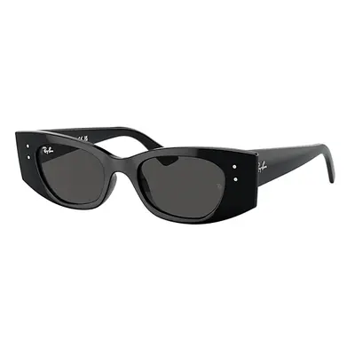 Ray-Ban Sunglasses Unisex Kat Bio-based - Black Frame Grey Lenses 49-20