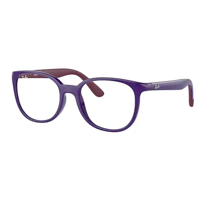 Ray-Ban Eyeglasses Children Rb1631 Optics Kids Bio-based - Violet On Bordeaux Frame Clear Lenses