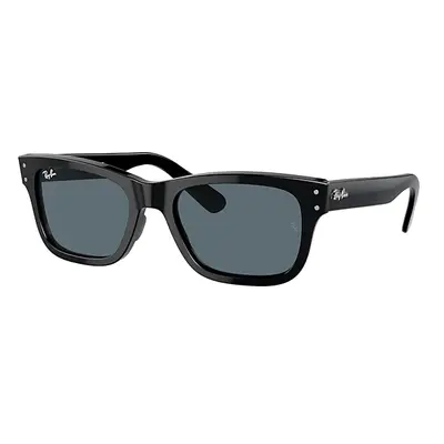 Ray-Ban Sunglasses Man Burbank - Black Frame Blue Lenses 55-20