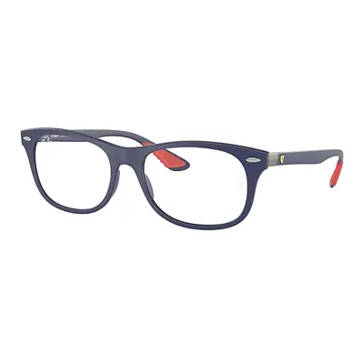 Ray-Ban Eyeglasses Unisex Rb7307m Optics Scuderia Ferrari Collection - Blue Frame Clear Lenses P