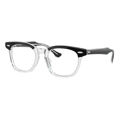 Ray-Ban Eyeglasses Children Rb9098v Optics Kids - Black On Transparent Frame Clear Lenses Polari