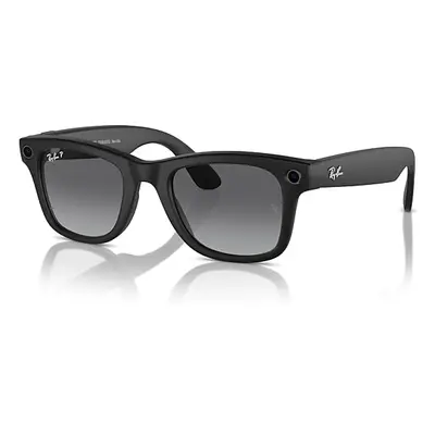 Ray-Ban Smart Glasses | Meta Wayfarer Unisex Black Frame Grey Lenses 50-22 Facebook Glasses