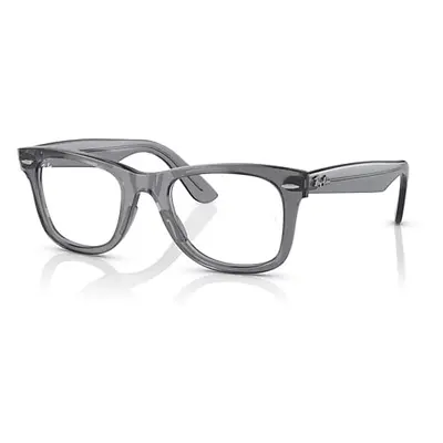 Ray-Ban Eyeglasses Unisex Wayfarer Ease Optics - Transparent Grey Frame Clear Lenses Polarized 5