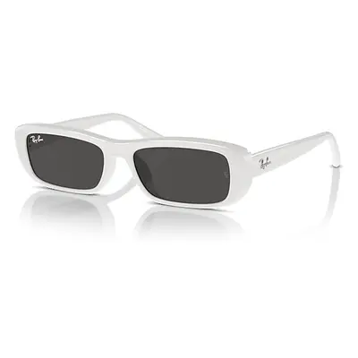 Ray-Ban Sunglasses Unisex Rb4436d Bio-based - White Frame Grey Lenses 55-16