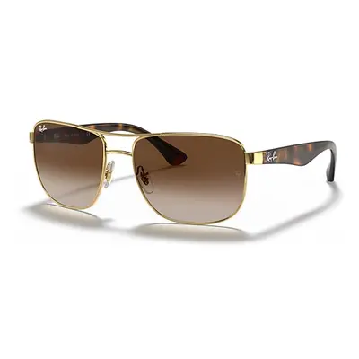 Ray-Ban Sunglasses Man Rb3533 - Gold Frame Brown Lenses 57-17