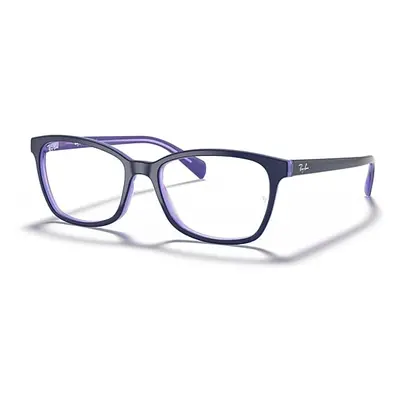 Ray-Ban Eyeglasses Woman Rb5362 Optics - Blue Frame Clear Lenses 54-17