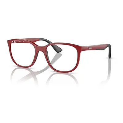 Ray-Ban Eyeglasses Children Rb9078v Optics Kids Bio-based - Red On Black Frame Clear Lenses Pola