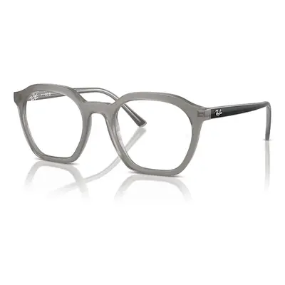 Ray-Ban Eyeglasses Unisex Alice Optics - Black On Opal Grey Frame Clear Lenses Polarized 50-21