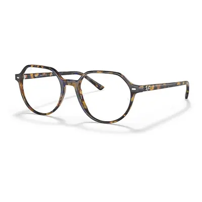 Ray-Ban Eyeglasses Unisex Thalia Optics - Yellow & Blue Havana Frame Clear Lenses Polarized 49-1