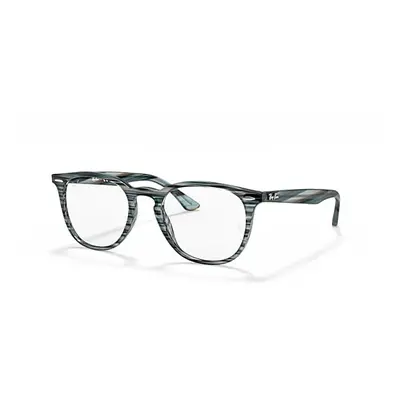 Ray-Ban Eyeglasses Unisex Rb7159 Optics - Blue Frame Clear Lenses 52-20