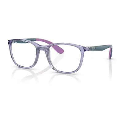 Ray-Ban Eyeglasses Children Rb1620 Optics Kids - Torquoise On Rubber Violet Frame Clear Lenses P