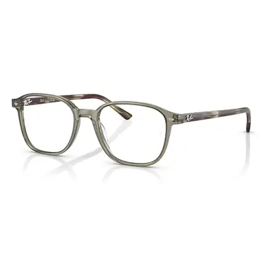 Ray-Ban Eyeglasses Unisex Leonard Optics - Grey & Brown Havana Frame Clear Lenses Polarized 49-1