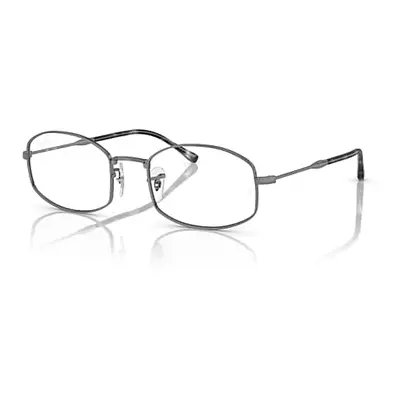 Ray-Ban Eyeglasses Unisex Rb6510 Optics - Gunmetal Frame Clear Lenses Polarized 52-20