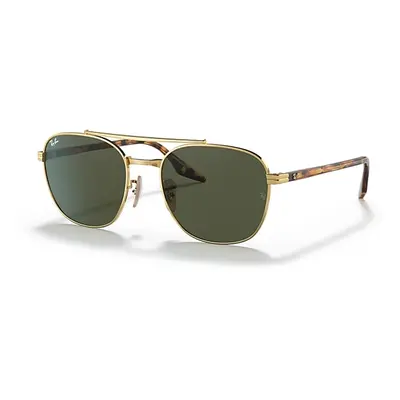 Ray-Ban Sunglasses Unisex Rb3688 - Yellow Havana Vintage Frame Green Lenses 55-19