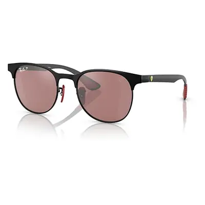 Ray-Ban Sunglasses Unisex Rb8327m Scuderia Ferrari Collection - Black Frame Silver Lenses Polari