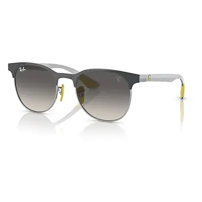 Ray-Ban Sunglasses Unisex Rb8327m Scuderia Ferrari Collection - Silver Frame Grey Lenses 53-20