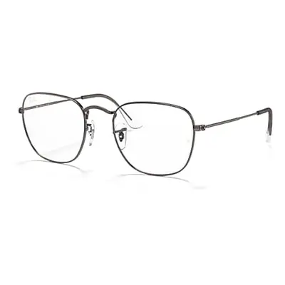 Ray-Ban Eyeglasses Unisex Frank Optics - Gunmetal Frame Clear Lenses Polarized 51-20