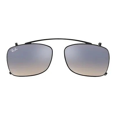 Ray-Ban Clipon Unisex Rb5228 Clip-on - Black Frame Silver Lenses 55-17