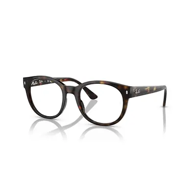 Ray-Ban Eyeglasses Unisex Rb7227 Optics - Havana Frame Demo Lens Lenses Polarized 53-21