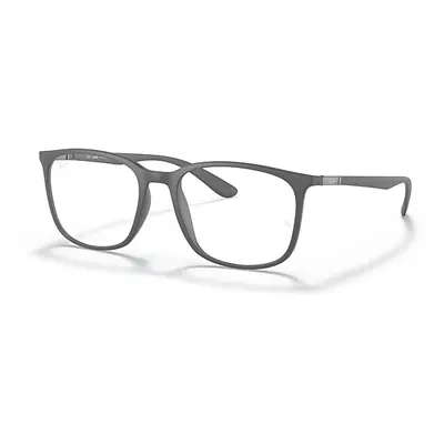 Ray-Ban Eyeglasses Unisex Rb7199 Optics - Grey Frame Clear Lenses 52-18