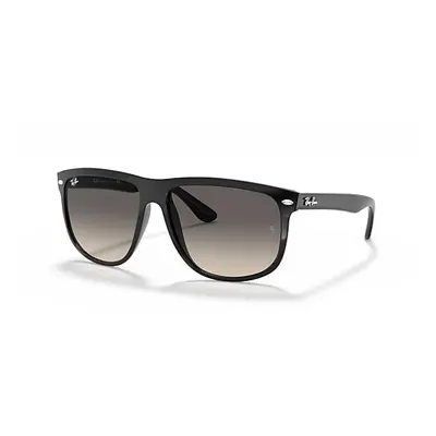 Ray-Ban Sunglasses Man Boyfriend - Black Frame Grey Lenses 56-15