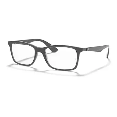 Ray-Ban Eyeglasses Unisex Rb7047 Optics - Grey Frame Clear Lenses Polarized 56-17