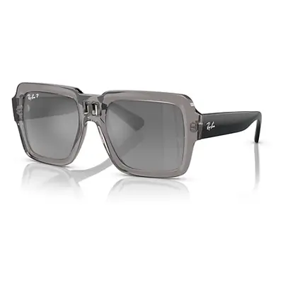 Ray-Ban Sunglasses Unisex Magellan Bio-based - Black Frame Silver Lenses Polarized 54-19