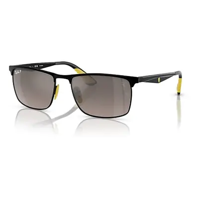 Ray-Ban Sunglasses Unisex Rb3726m Scuderia Ferrari Collection - Black Frame Grey Lenses Polarize