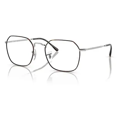 Ray-Ban Eyeglasses Unisex Jim Optics - Silver Frame Clear Lenses Polarized 51-20