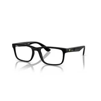 Ray-Ban Eyeglasses Unisex Rb7232m Optics Scuderia Ferrari Collection - Black Frame Clear Lenses 