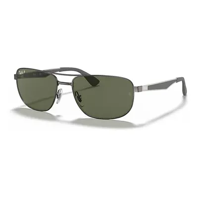 Ray-Ban Sunglasses Man Rb3528 - Gunmetal Frame Green Lenses Polarized 61-17