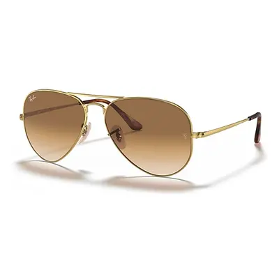 Ray-Ban Sunglasses Unisex Aviator Metal II - Arista Gold Frame Brown Lenses 62-14