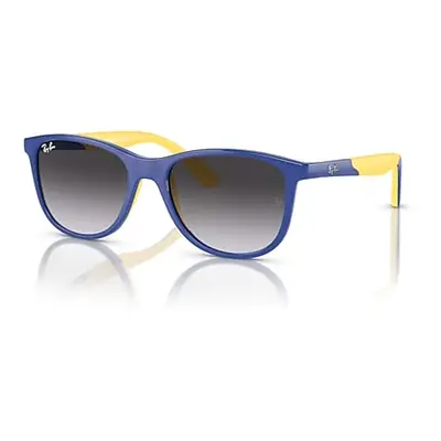 Ray-Ban Sunglasses Children Rb9077s Kids Bio-based - Blue On Yellow Frame Grey Lenses 49-16