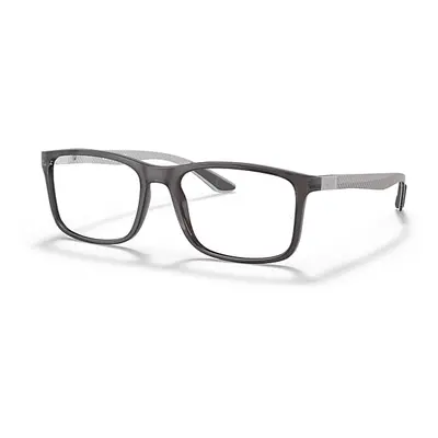 Ray-Ban Eyeglasses Unisex Rb8908 Optics - Grey Frame Clear Lenses Polarized 57-18