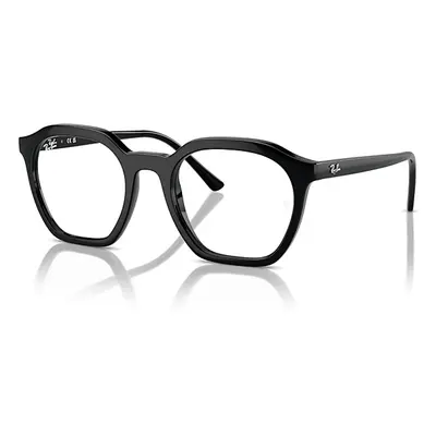 Ray-Ban Eyeglasses Unisex Alice Optics - Black Frame Clear Lenses Polarized 50-21