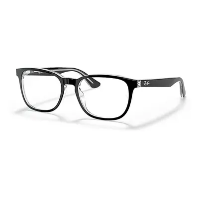 Ray-Ban Eyeglasses Children Rb1592 Optics Kids - Black On Transparent Frame Clear Lenses Polariz