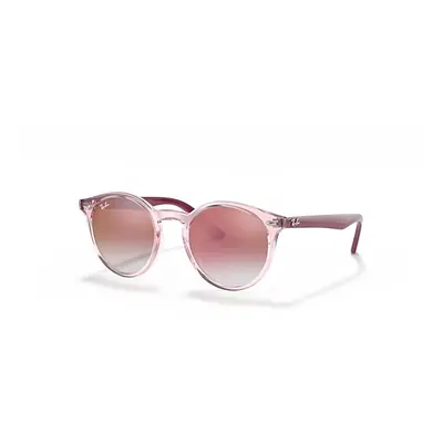 Ray-Ban Sunglasses Children Rb9064s Kids - Transparent Pink Frame Red Lenses 44-19