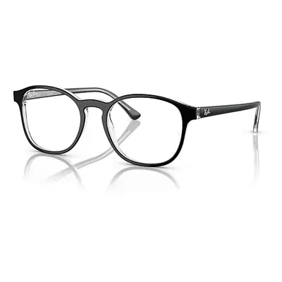 Ray-Ban Eyeglasses Unisex Rb5417 Optics - Black On Transparent Frame Clear Lenses Polarized 52-1