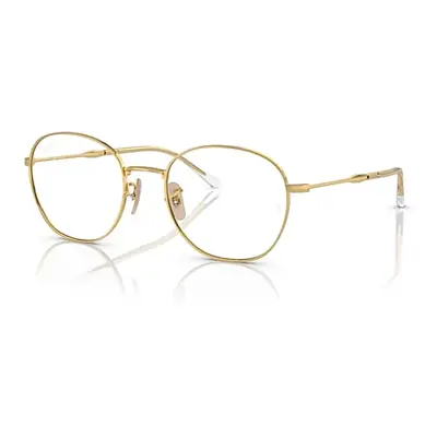 Ray-Ban Eyeglasses Unisex Rb6509 Optics - Arista Gold Frame Demo Lens Lenses Polarized 53-20