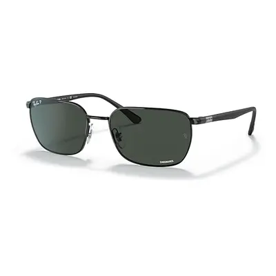 Ray-Ban Sunglasses Unisex Rb3684ch Chromance - Black Frame Grey Lenses Polarized 58-18