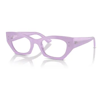 Ray-Ban Eyeglasses Unisex Zena Optics Bio-based - Lilac Frame Clear Lenses Polarized 52-22