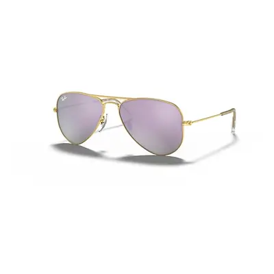 Ray-Ban Sunglasses Children Aviator Kids - Gold Frame Violet Lenses 50-13