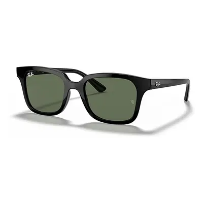 Ray-Ban Sunglasses Children Rb9071s Kids - Black Frame Green Lenses 48-18