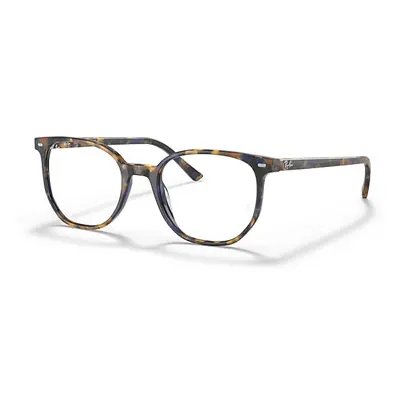 Ray-Ban Eyeglasses Unisex Elliot Optics - Yellow & Blue Havana Frame Clear Lenses Polarized 50-1