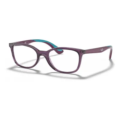 Ray-Ban Eyeglasses Children Rb1586 Optics Kids - Violet Frame Clear Lenses Polarized 49-16