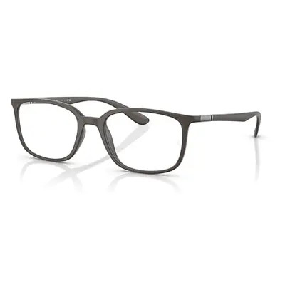 Ray-Ban Eyeglasses Unisex Rb7208 Optics - Brown Frame Clear Lenses Polarized 54-18