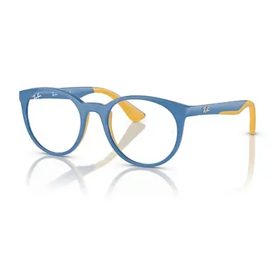 Ray-Ban Eyeglasses Children Rb1628 Optics Kids Bio-based - Light Blue On Yellow Frame Clear Lens